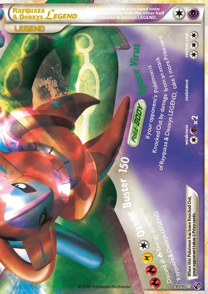 Rayquaza & Deoxys LEGEND #90 — Undaunted