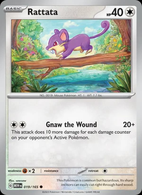 Rattata #019 — 151