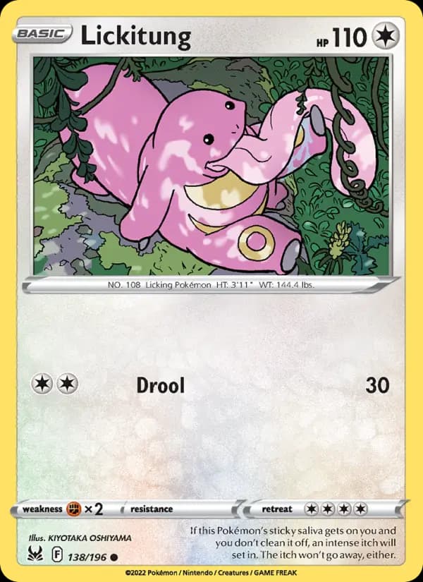 Lickitung #138 — Lost Origin