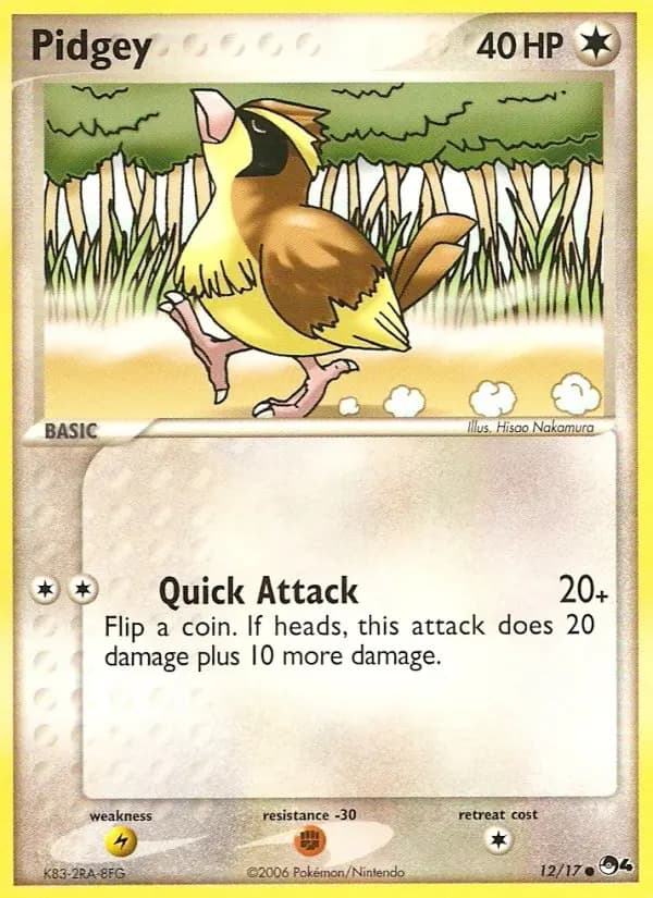 Pidgey #12 — POP 4