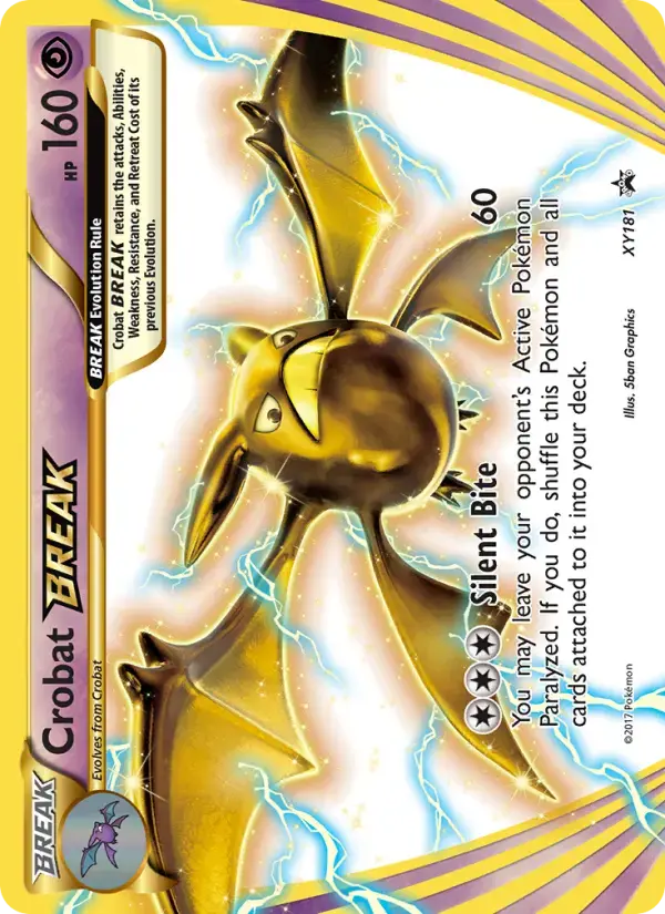 Crobat BREAK #XY181 — XY Promos