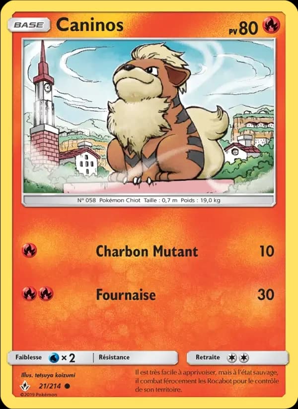 Carte Pokémon Caninos #21 — Alliance Infaillible