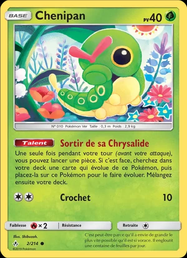 Carte Pokémon Chenipan #2 — Alliance Infaillible