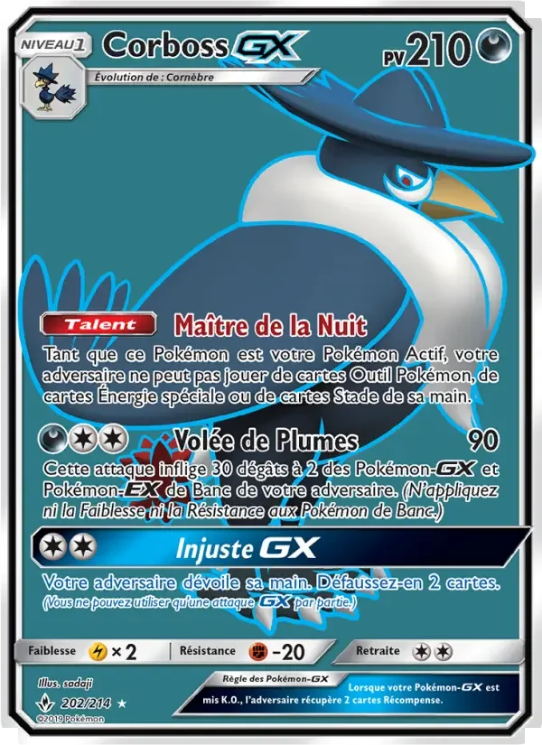Carte Pokémon Corboss GX #202 — Alliance Infaillible