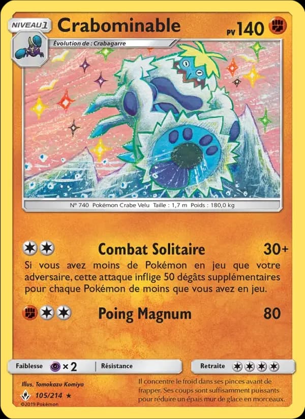 Carte Pokémon Crabominable #105 — Alliance Infaillible