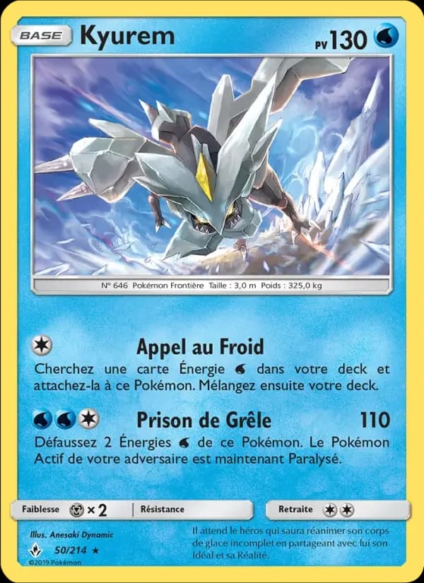 Carte Pokémon Kyurem #50 — Alliance Infaillible