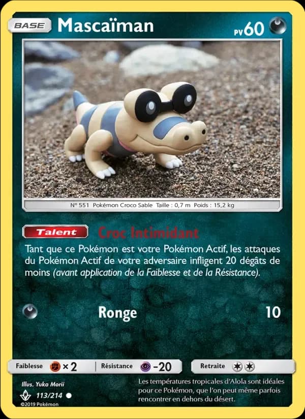 Carte Pokémon Mascaïman #113 — Alliance Infaillible