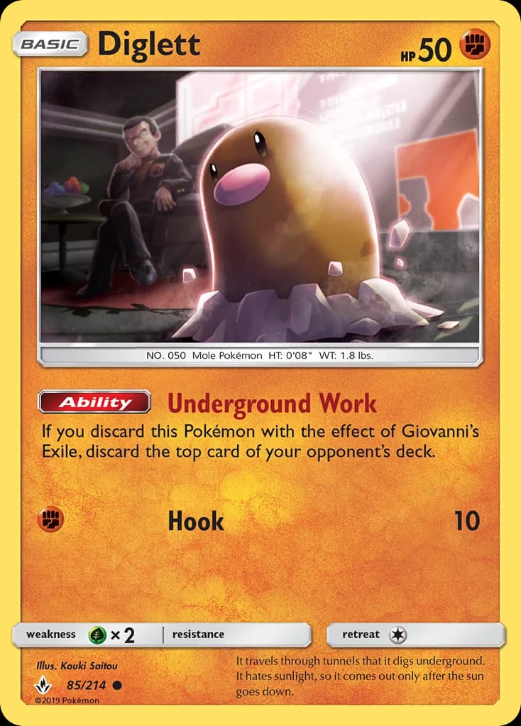 Carte Pokémon Taupiqueur #85 — Alliance Infaillible