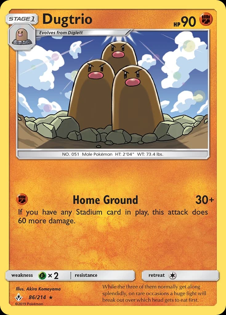Carte Pokémon Triopikeur #86 — Alliance Infaillible