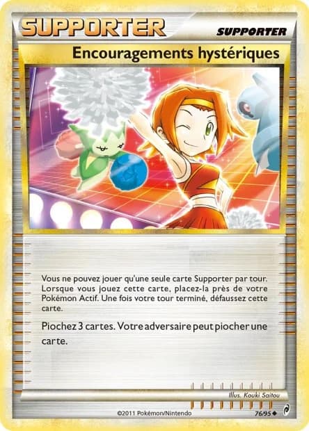Carte Pokémon Encouragements hystériques #76 — L'Appel des Légendes
