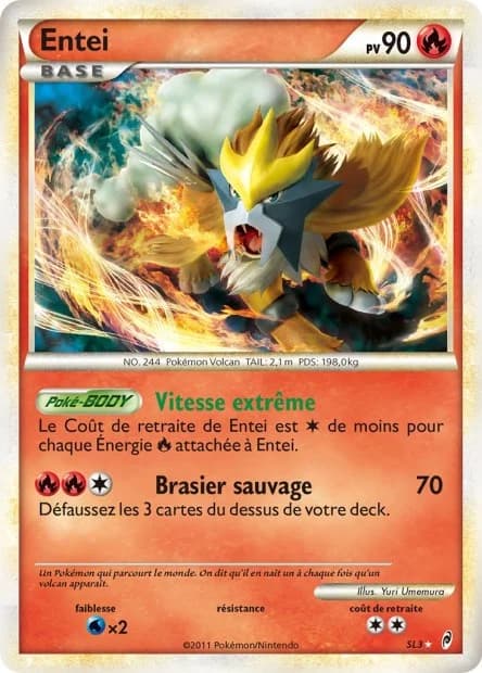Carte Pokémon Entei #98 — L'Appel des Légendes