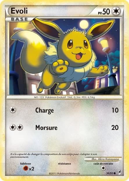 Carte Pokémon Évoli #56 — L'Appel des Légendes