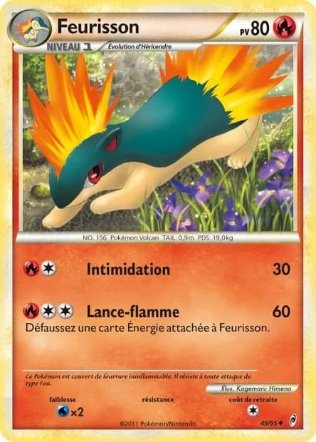 Carte Pokémon Feurisson #49 — L'Appel des Légendes