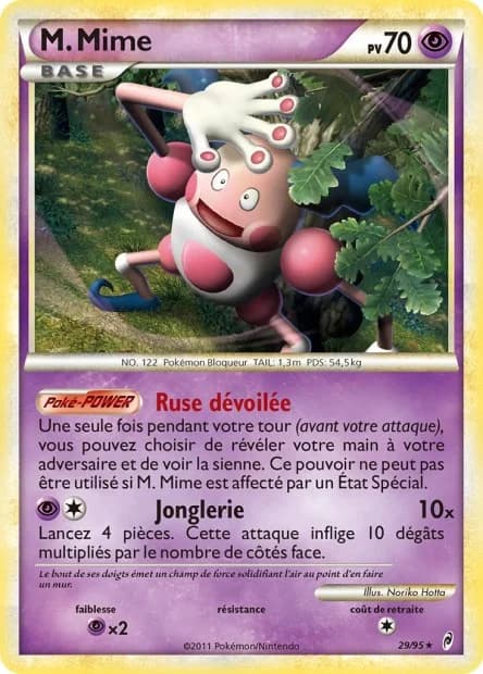 Carte Pokémon M. Mime #29 — L'Appel des Légendes
