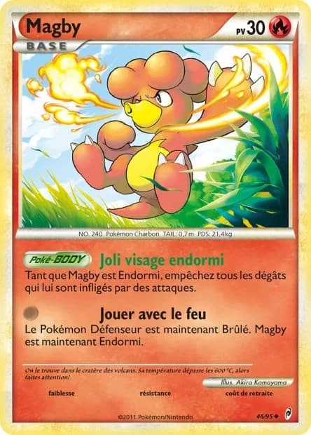 Carte Pokémon Magby #46 — L'Appel des Légendes