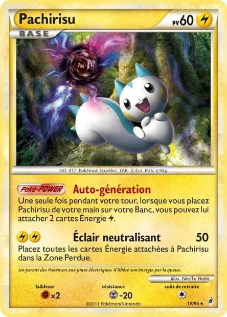 Carte Pokémon Pachirisu #18 — L'Appel des Légendes