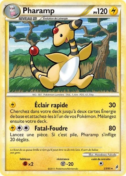 Carte Pokémon Pharamp #23 — L'Appel des Légendes
