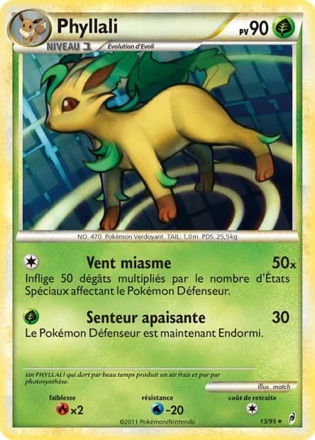 Carte Pokémon Phyllali #13 — L'Appel des Légendes