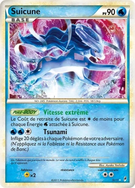 Carte Pokémon Suicune #106 — L'Appel des Légendes