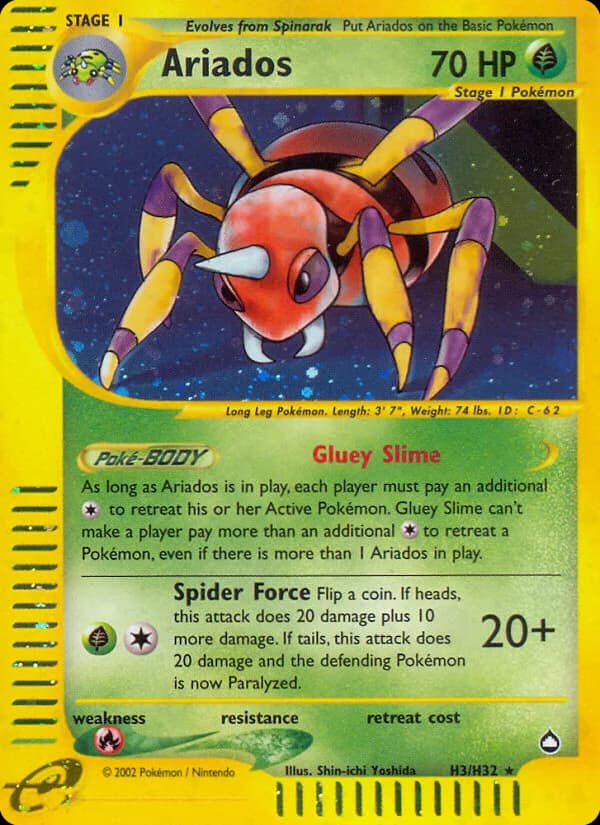 Carte Pokémon Migalos #H03 — Aquapolis