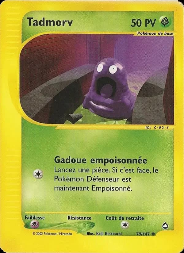 Carte Pokémon Tadmorv #79 — Aquapolis