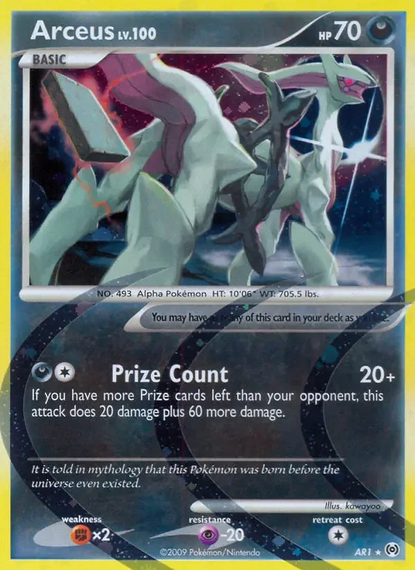 Carte Pokémon Arceus #AR1 — Arceus