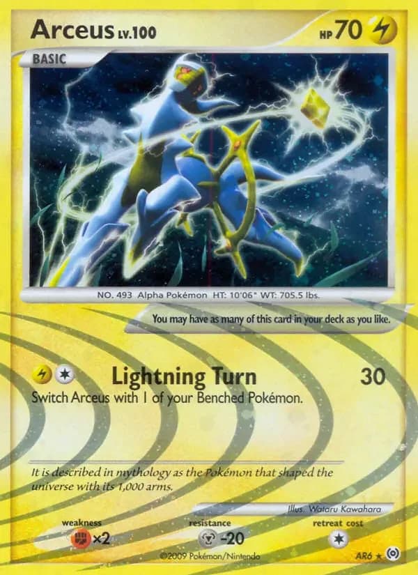 Carte Pokémon Arceus #AR6 — Arceus