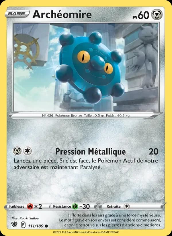 Carte Pokémon Archéomire #111 — Astres Radieux