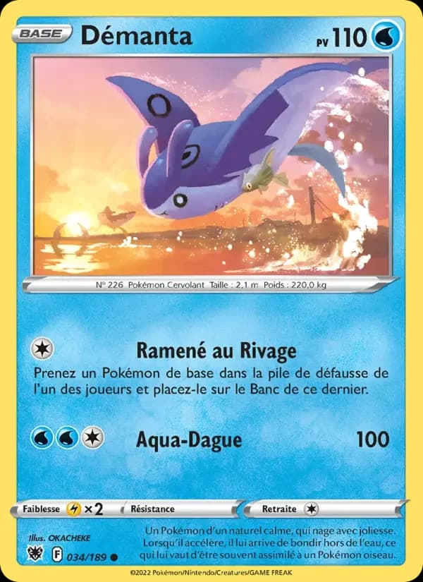 Carte Pokémon Démanta #034 — Astres Radieux