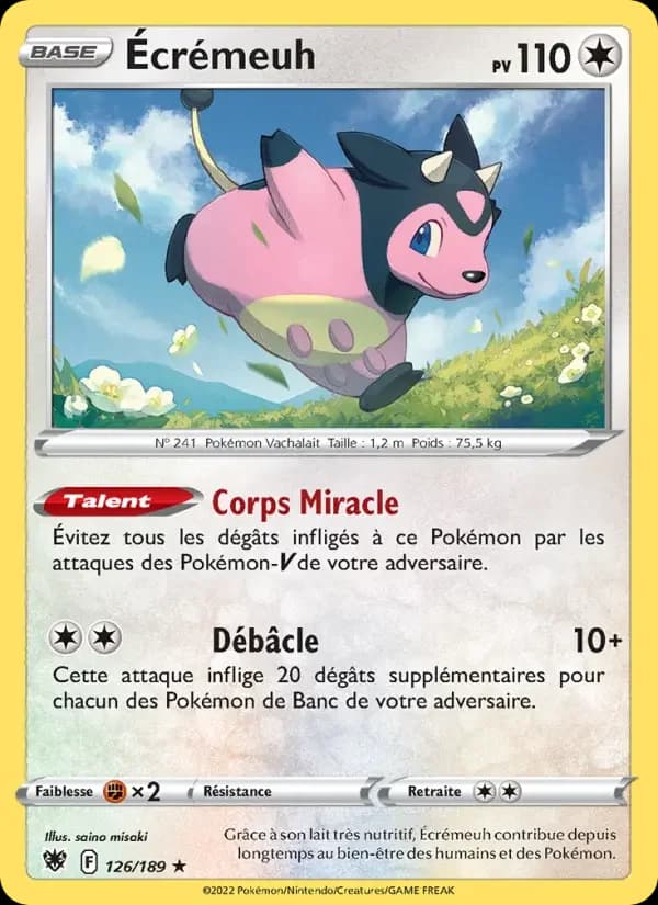 Carte Pokémon Écrémeuh #126 — Astres Radieux