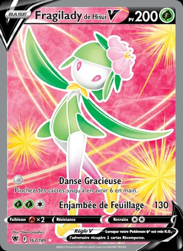 Carte Pokémon Fragilady de Hisui V #162 — Astres Radieux