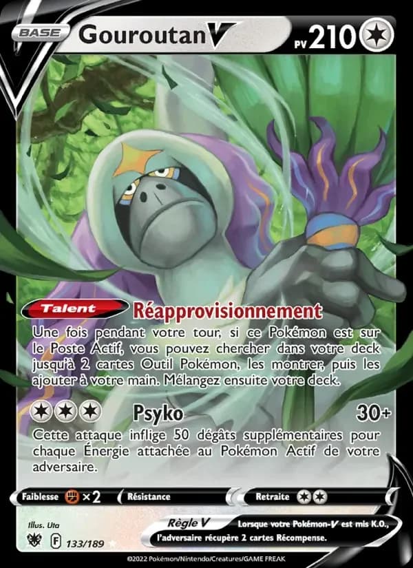 Carte Pokémon Gouroutan V #133 — Astres Radieux