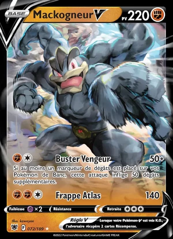 Carte Pokémon Mackogneur V #072 — Astres Radieux