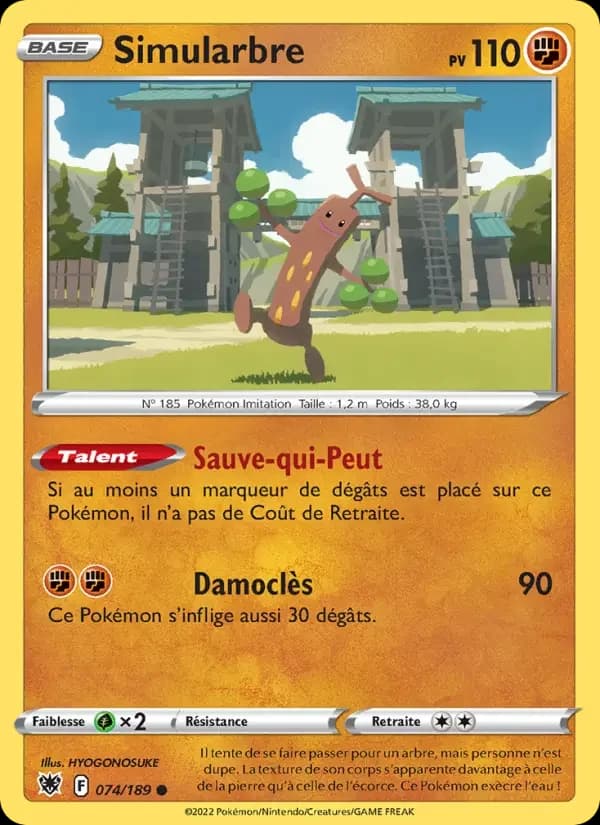 Carte Pokémon Simularbre #074 — Astres Radieux