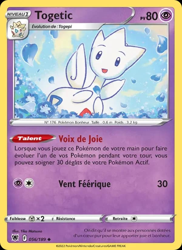 Carte Pokémon Togetic #056 — Astres Radieux