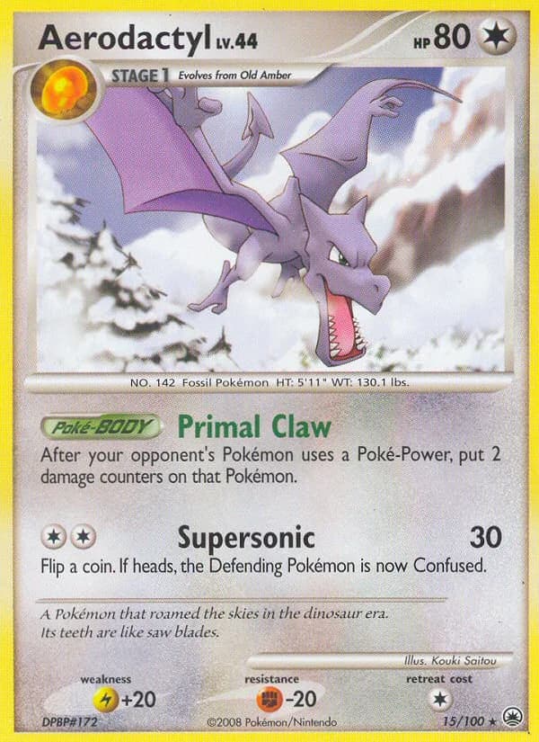 Carte Pokémon Ptera #15 — Aube Majestueuse
