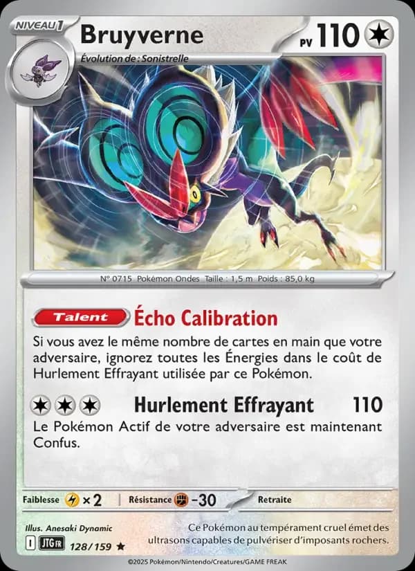 Carte Pokémon Bruyverne #128 — Aventures Ensemble