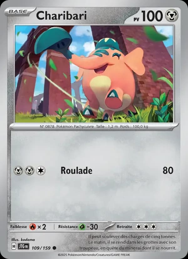 Carte Pokémon Charibari #109 — Aventures Ensemble