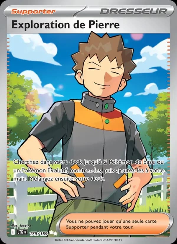 Carte Pokémon Exploration de Pierre #179 — Aventures Ensemble