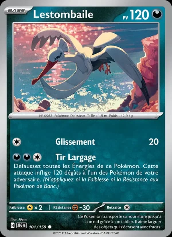 Carte Pokémon Lestombaile #101 — Aventures Ensemble
