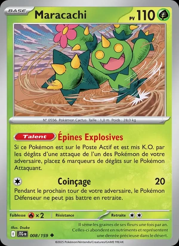 Carte Pokémon Maracachi #008 — Aventures Ensemble