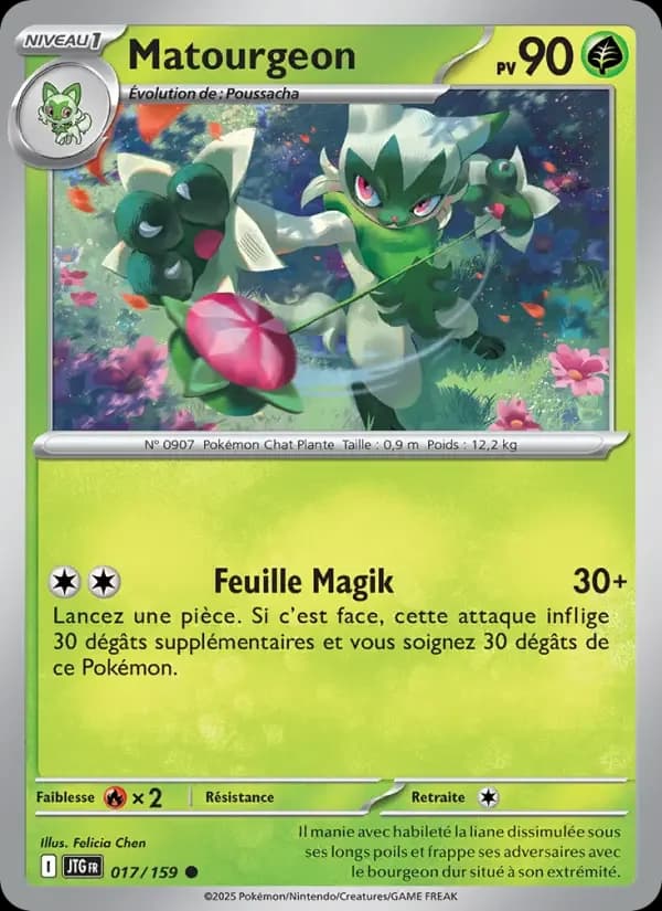 Carte Pokémon Matourgeon #017 — Aventures Ensemble