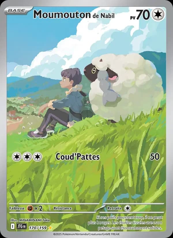 Carte Pokémon Moumouton de Nabil #170 — Aventures Ensemble
