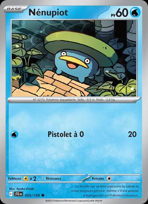 Carte Pokémon Nénupiot #035 — Aventures Ensemble