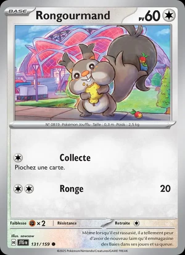 Carte Pokémon Rongourmand #131 — Aventures Ensemble
