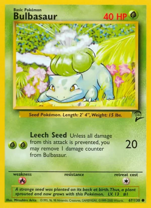Bulbasaur #67 — Base Set 2