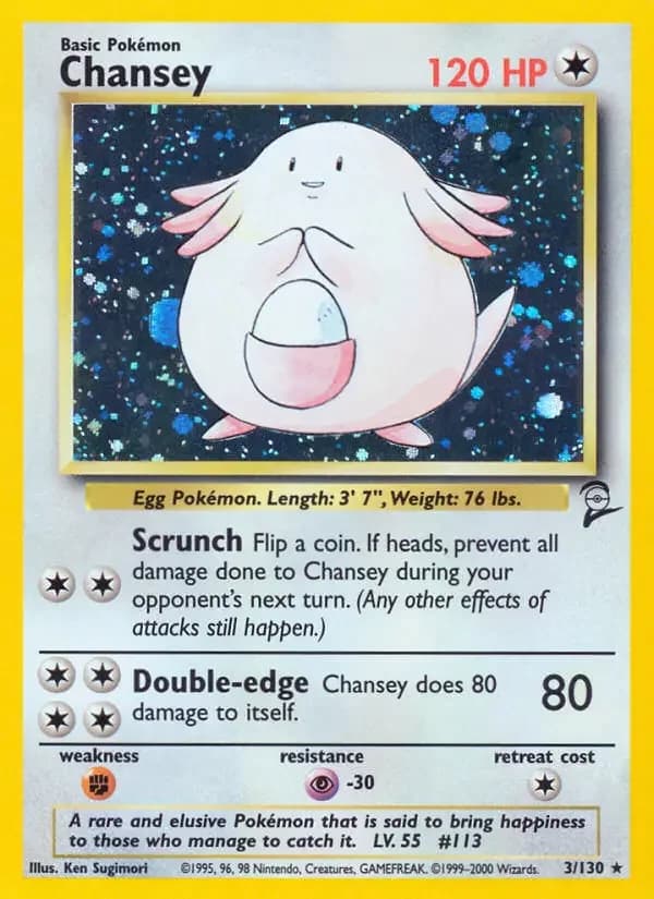 Chansey #3 — Base Set 2