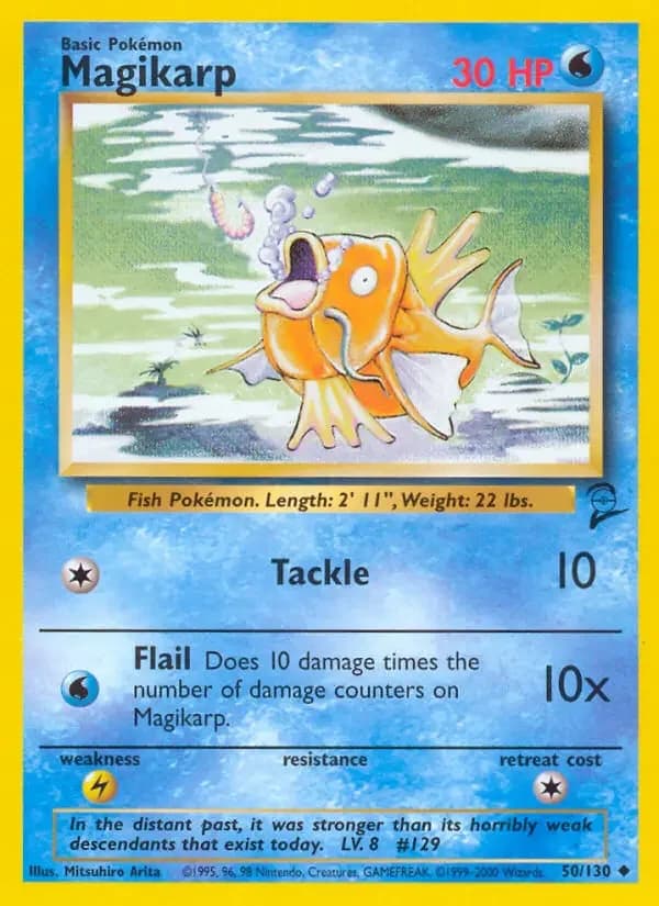 Magikarp #50 — Base Set 2