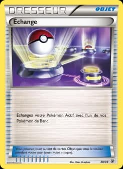 Carte Pokémon Échange #38 — Bienvenue à Kalos
