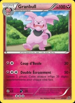 Carte Pokémon Granbull #23 — Bienvenue à Kalos